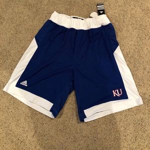 Adidas University of Kansas Basketball Shorts